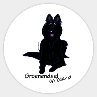 Groenendael on board Sticker